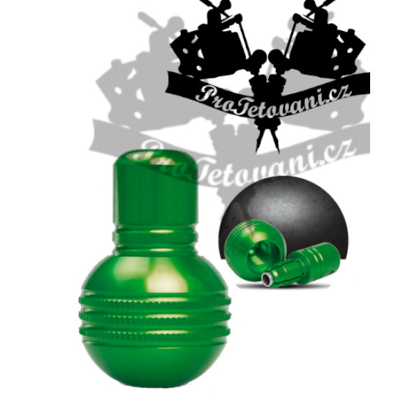 Tetovací grip Self lock bomb Green 35mm