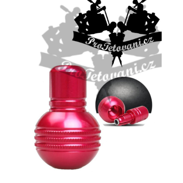 Tetovací grip Self lock bomb Red 35mm