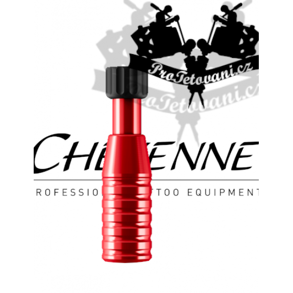 Originální tetovací grip CHEYENNE RED 22 mm