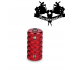 Tetovací grip a tubus protiskluzový 25 mm red
