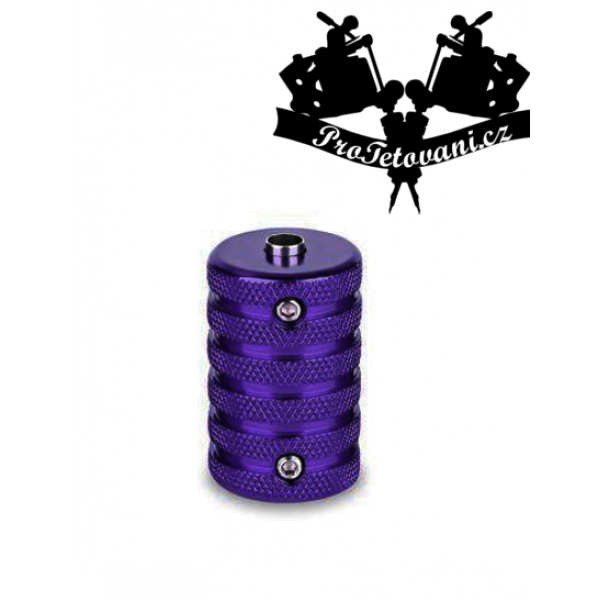 Tetovací grip a tubus protiskluzový 30 mm blue