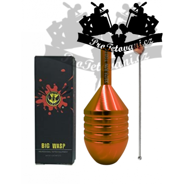 Tetovací grip na cartridge BIGWASP HIVE ORANGE