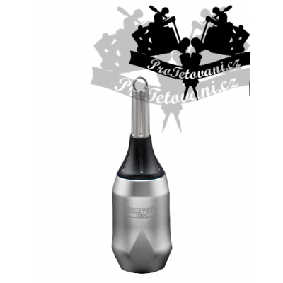 Tetovací grip na cartridge QUATAT LONG SILVER