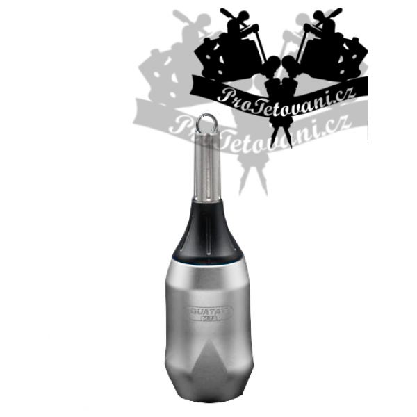 Tetovací grip na cartridge QUATAT LONG SILVER