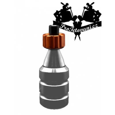 Tetovací grip pro rotační cartridgové strojky SILVER STEEL