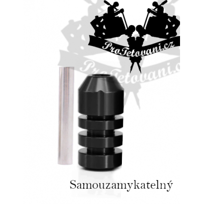Uzavíratelný klasický tetovací grip BLACK