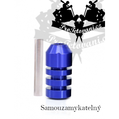 Uzavíratelný klasický tetovací grip BLUE
