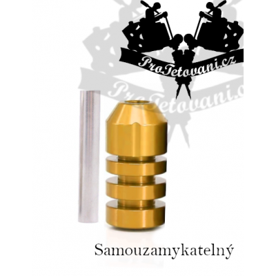 Uzavíratelný klasický tetovací grip GOLD