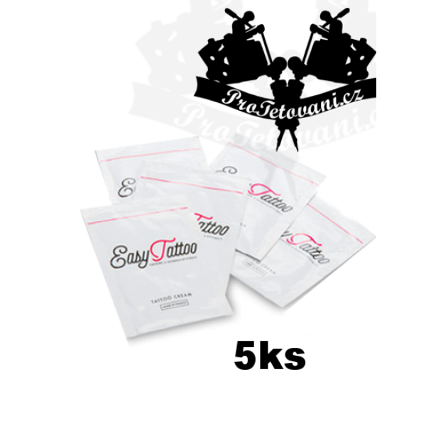 Easytattoo® Tattoo krém pro zlepšení hojení tetování s Panthenolem 5 ks