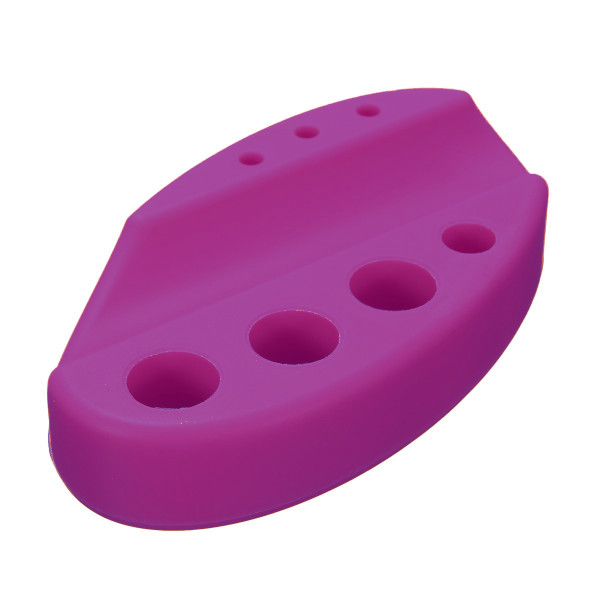 Silikonový držák stojánek na kalíšky a tetovací pero Purple