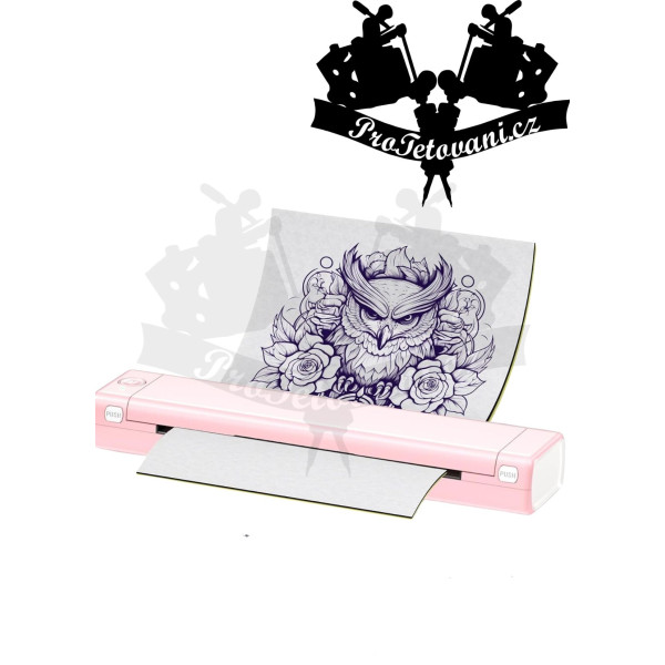 Tetovací termo tiskárna AIMO Phomemo M08F Pink bezdrátová
