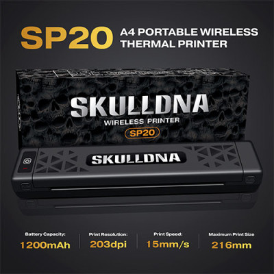 Tetovací termo tiskárna AVA SKULLDNA SP20 wireless