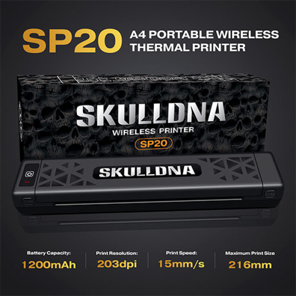 Tetovací termo tiskárna AVA SKULLDNA SP20 wireless