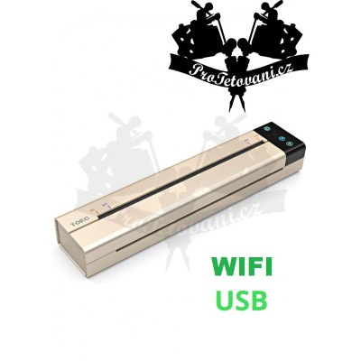 Tetovací termo tiskárna TOEC WIFI USB Rose Gold