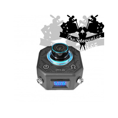 Tetovací zdroj Powerful Cube Black LCD