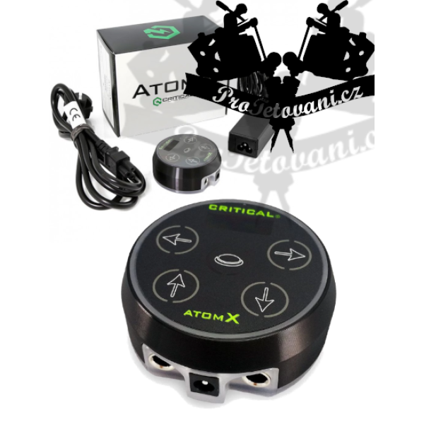 Originální tetovací zdroj CRITICAL ATOMX BLACK