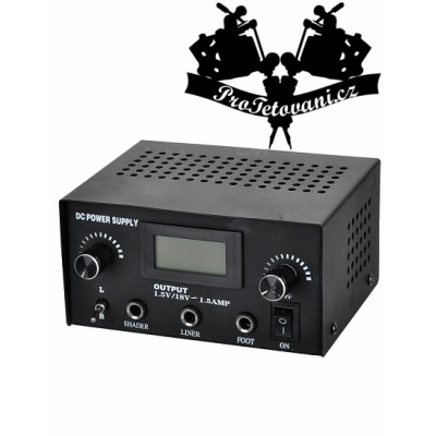 Duální LCD zdroj pro tetování BLACK