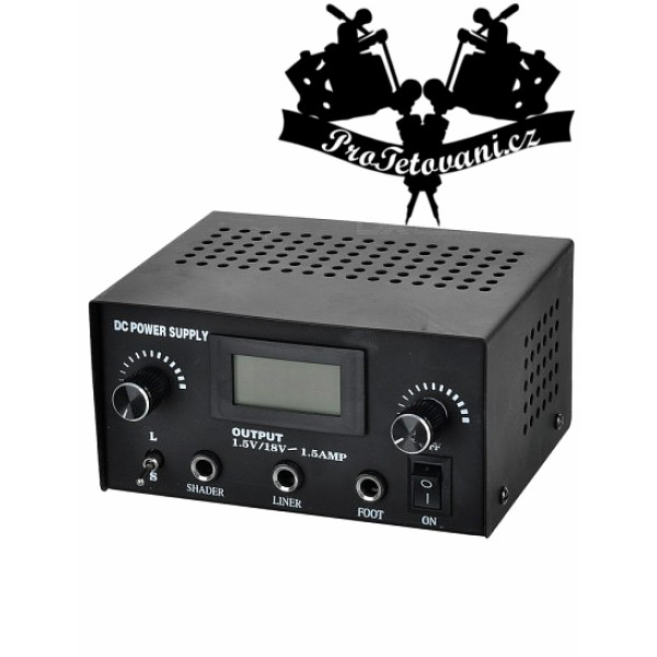 Duální LCD zdroj pro tetování BLACK
