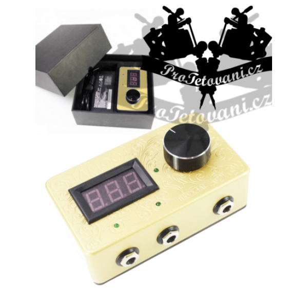 Tetovací zdroj GOLDEN BRICK duální