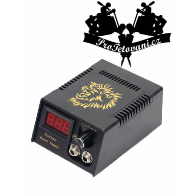 Tetovací zdroj s LCD displejem Lion