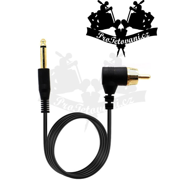 Extra tenčený RCA CORD pro tetovací strojky black