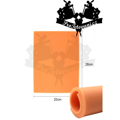 Tlustá tetovací kůže 8 mm Silikon 