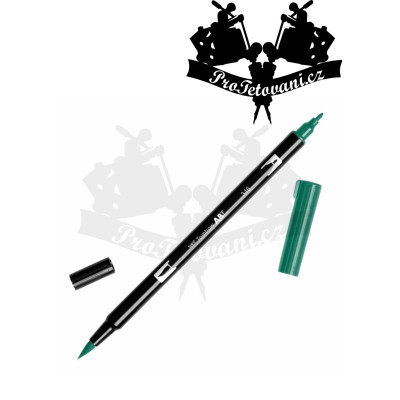 Tombow ABT Oboustranný štětcový fix na kůži i papír Sea Green 346