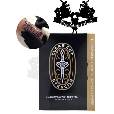 Transparent Thermal Průhledný obtiskovací papír 1 Ks