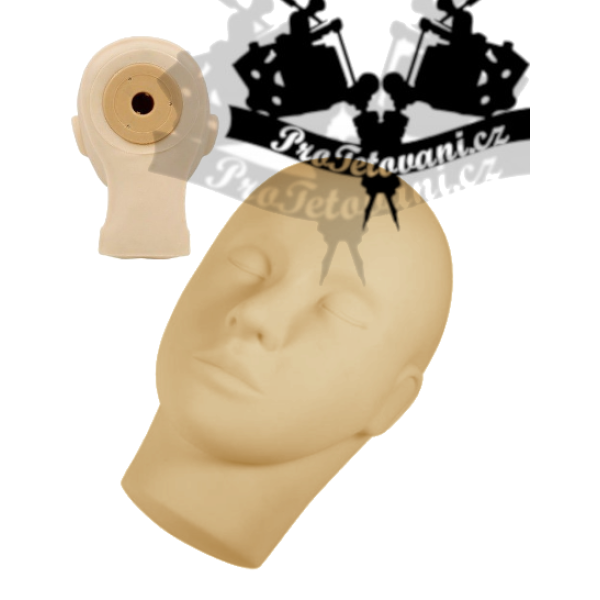 Trénovací hlava pro permanentní make up