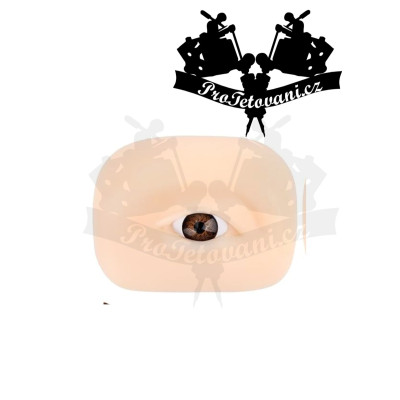 Trénovací tetovací kůže 3D OKO s duhovkou pro PMU