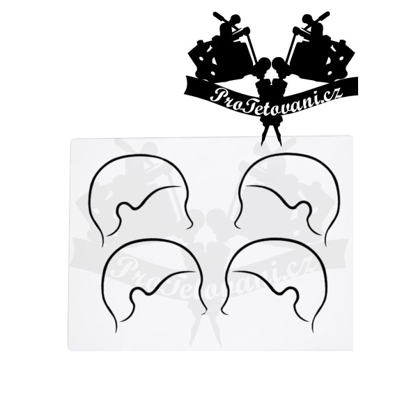 Trénovací tetovací kůže skalp