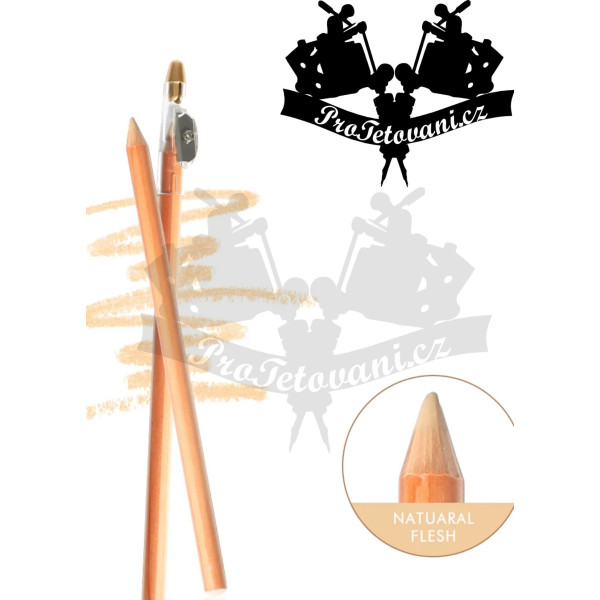 Tužka se strouhátkem pro permanentní make up Natural Flesh