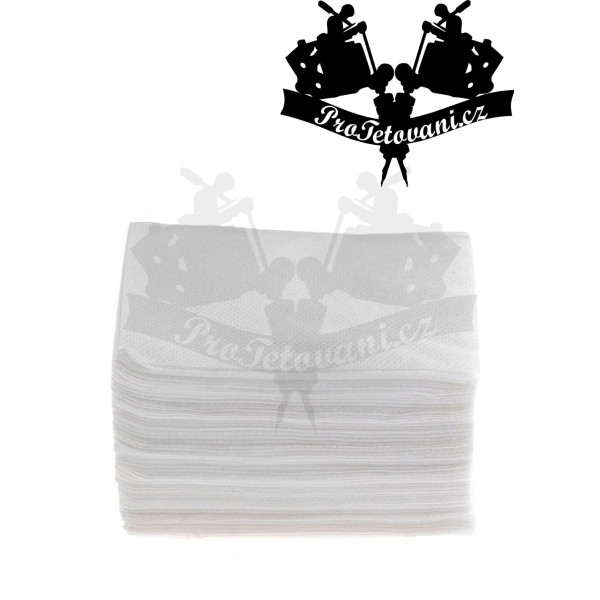 Ubrousky na tetování 30x40cm 50ks netkaná textilie