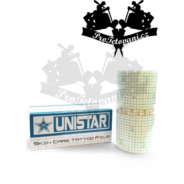 Ochranná folie na tetování UNISTAR 10 m x 15 cm