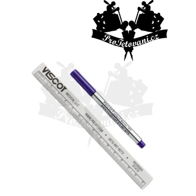 Chirurgický fix na kůži Viscot Medical purple