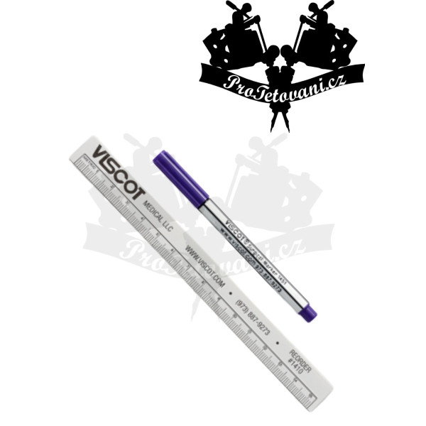 Chirurgický fix na kůži Viscot Medical purple