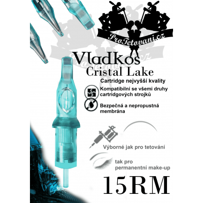 Prémiová tetovací cartridge VLADKOS CRISTAL LAKE 15RM