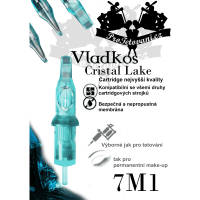 Prémiová tetovací cartridge VLADKOS CRISTAL LAKE 7M