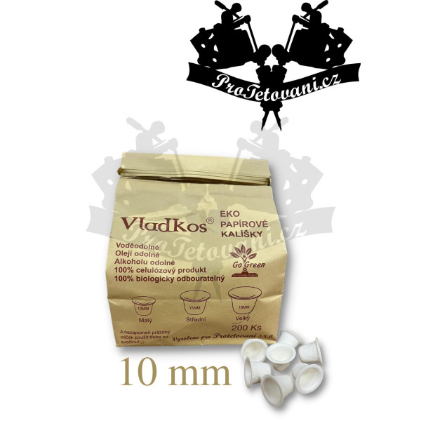 Vladkos EKO papírové kalíšky 200 ks 10 mm