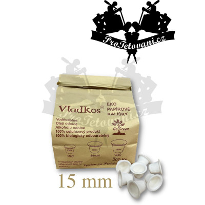 Vladkos EKO papírové kalíšky 200 ks 15 mm