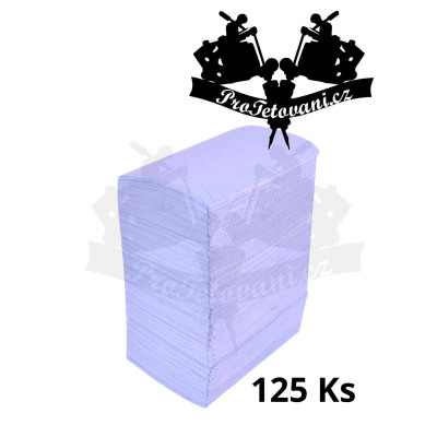 Voděodolné podložky na tetování fialové 125 Ks MAXI BALENÍ