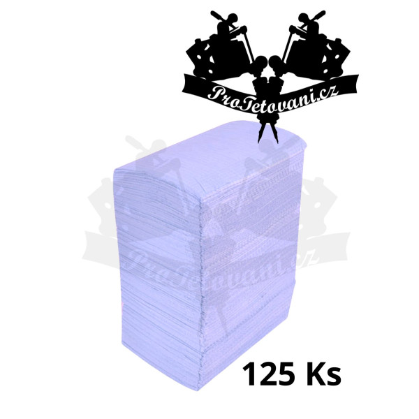 Voděodolné podložky na tetování fialové 125 Ks MAXI BALENÍ
