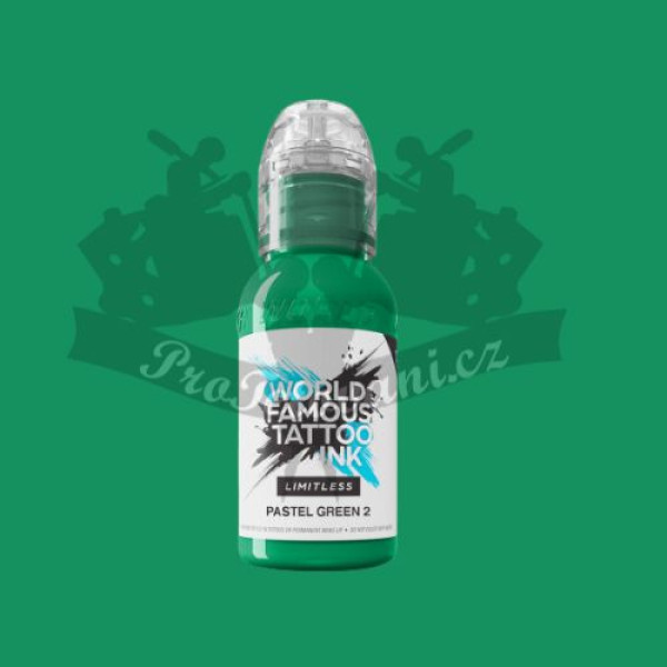 Tetovací barva World Famous Limitless PASTEL GREEN 2 30 ml REACH