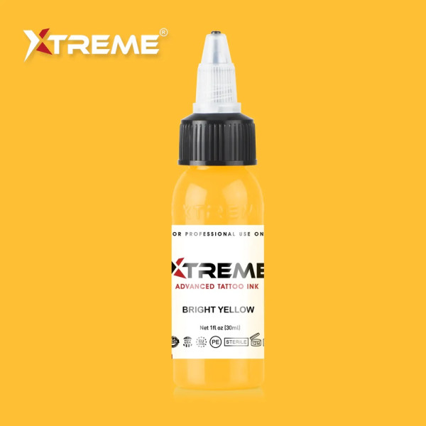 XTreme Ink - BRIGHT YELLOW tetovací barva 30ml