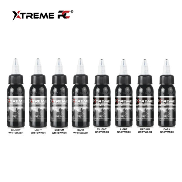 XTreme Ink - COMPLETE WASH SET 30ml 8 Ks