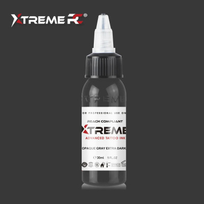 XTreme Ink - OPAQUE GRAY EXTRA DARK tetovací barva 30ml