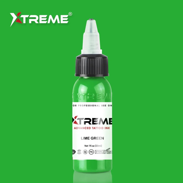 XTreme Ink - LIME GREEN tetovací barva 30ml