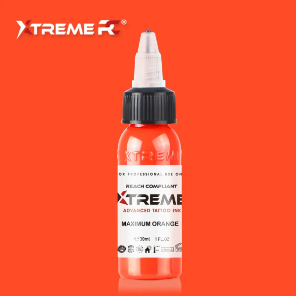 XTreme Ink - MAXIMUM ORANGE tetovací barva 30ml