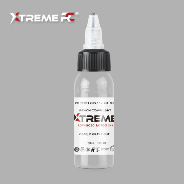 XTreme Ink - OPAQUE GRAY LIGHT tetovací barva 30ml