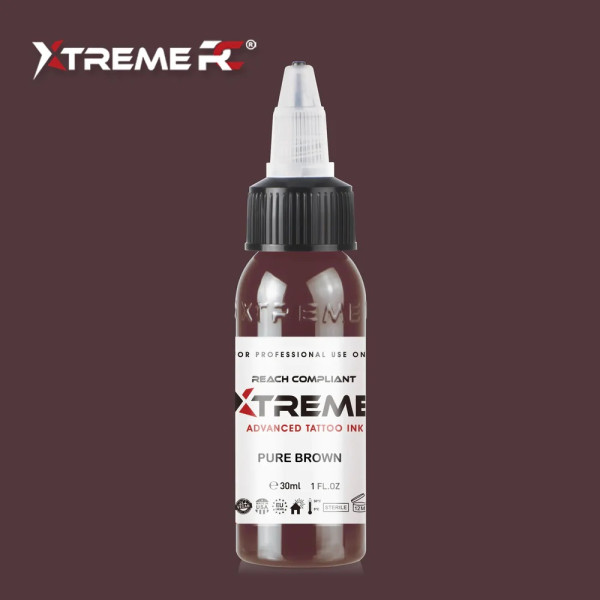 XTreme Ink - PURE BROWN tetovací barva 30ml
